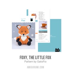 Foxy, the little fox amigurumi pattern by GatoFio