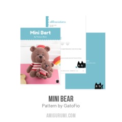 Mini Bear amigurumi pattern by GatoFio