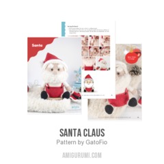 Santa Claus amigurumi pattern by GatoFio