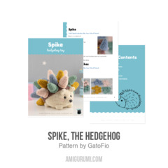 Spike, the hedgehog amigurumi pattern by GatoFio