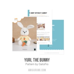 Yuri, the bunny amigurumi pattern by GatoFio