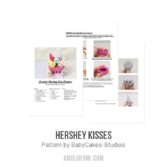 Hershey Kisses amigurumi pattern by BabyCakes Studios