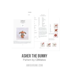 Asher the Bunny amigurumi pattern by C.B.Makes