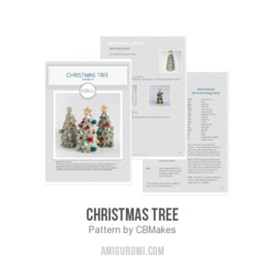 Christmas Tree amigurumi pattern by C.B.Makes
