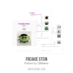 Freakie Stein amigurumi pattern by C.B.Makes
