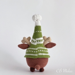 Roan the Gnome Reindeer amigurumi by C.B.Makes