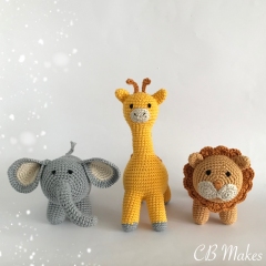 Safari Friends amigurumi pattern by C.B.Makes