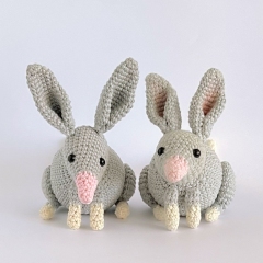 Shia the Bush Bilby and Easter basket amigurumi by C.B.Makes