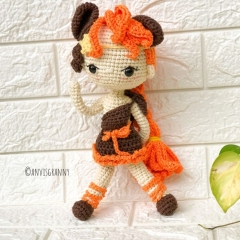 Zodiac Leo Princess amigurumi pattern by Anvi's Granny