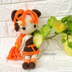 Zodiac Leo Princess amigurumi pattern by Anvi's Granny