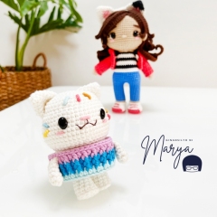 Kitty Cake amigurumi by Ginansilyo ni Marya