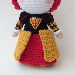 Red Queen amigurumi by Ana Maria Craft