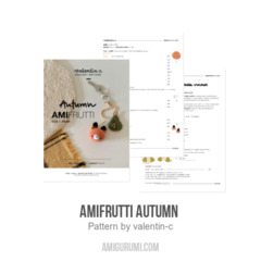 AMIFRUTTI autumn  amigurumi pattern by valentin.c