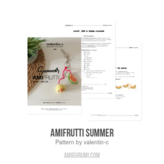 AMIFRUTTI summer amigurumi pattern by valentin.c