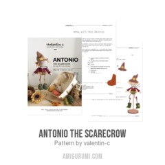 ANTONIO the scarecrow amigurumi pattern by valentin.c