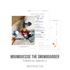 MOUMOU(S)SE the snowboarder amigurumi pattern by valentin.c