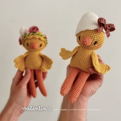 PIA the little chick amigurumi by valentin.c