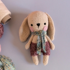 Amit, the friendly rabbit amigurumi pattern by Kurumi