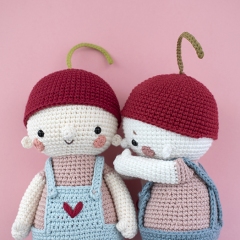 Kira, the cherry girl amigurumi pattern by Kurumi