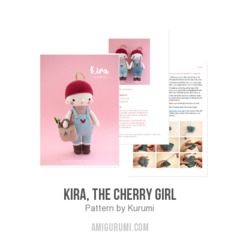 Kira, the cherry girl amigurumi pattern by Kurumi