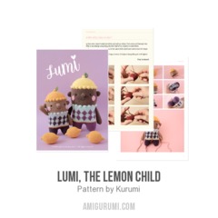 Lumi, the lemon child amigurumi pattern by Kurumi