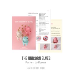 The unicorn elves amigurumi pattern by Kurumi