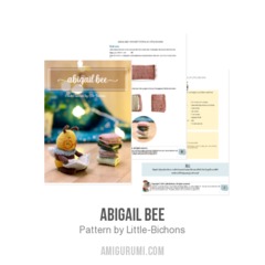Abigail Bee amigurumi pattern by Little Bichons