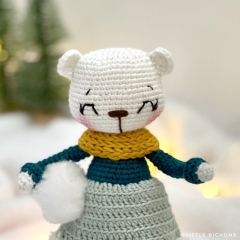 Paula Bear amigurumi pattern by Little Bichons