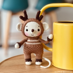 Winzi Mouse amigurumi by Little Bichons