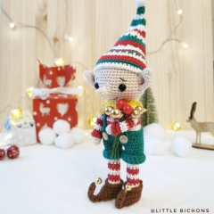 Zeno the elf amigurumi pattern by Little Bichons