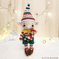 Zeno the elf amigurumi pattern by Little Bichons