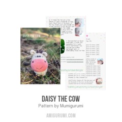 Daisy the Cow amigurumi pattern by Mumigurumi