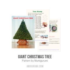 Giant Christmas Tree amigurumi pattern by Mumigurumi