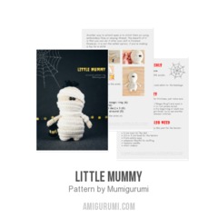 Little Mummy amigurumi pattern by Mumigurumi
