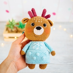 Mom and Daughter Reindeers amigurumi pattern by Mumigurumi