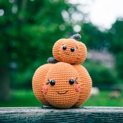 Pumpkin Family amigurumi pattern by Mumigurumi