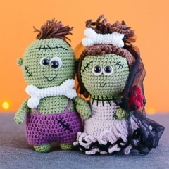 Zombie Bride amigurumi pattern by Mumigurumi