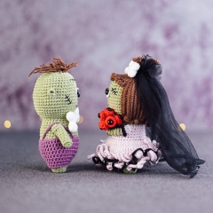 Zombie Bride amigurumi pattern by Mumigurumi