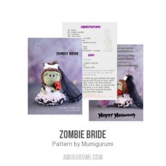 Zombie Bride amigurumi pattern by Mumigurumi