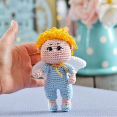 Angelo the angel amigurumi pattern by LaCigogne