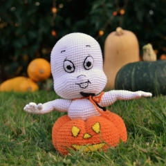 Casper the ghost amigurumi pattern by LaCigogne