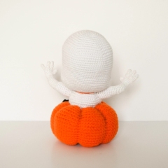 Casper the ghost amigurumi by LaCigogne