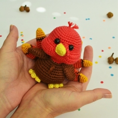 Don the turkey amigurumi pattern by LaCigogne