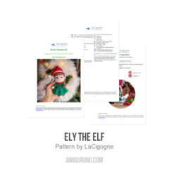 Ely the elf amigurumi pattern by LaCigogne