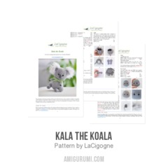 Kala the koala amigurumi pattern by LaCigogne