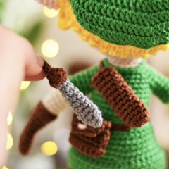 Link the warrior amigurumi pattern by LaCigogne