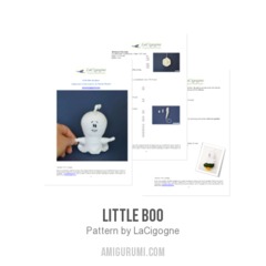 Little Boo amigurumi pattern by LaCigogne