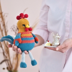 Rico the rooster amigurumi pattern by LaCigogne