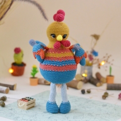 Rico the rooster amigurumi pattern by LaCigogne
