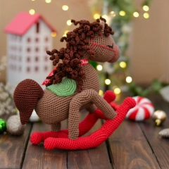 Rocking horse amigurumi pattern by LaCigogne